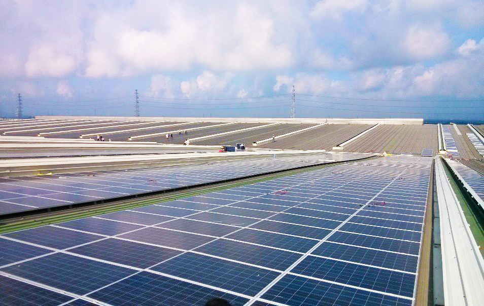 江蘇吳江敏華6.6MW工廠屋頂光伏發電項目